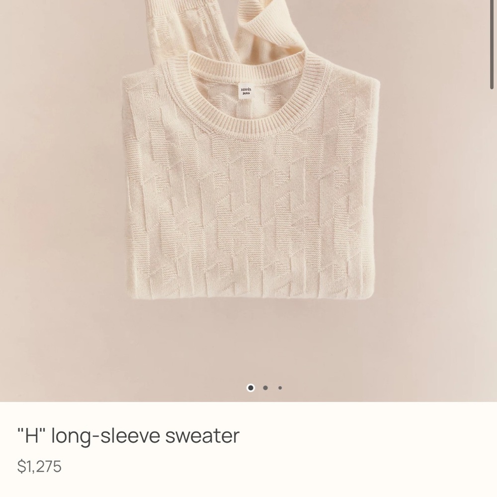 Authentic Hermes h sweater - Picture 5 of 5